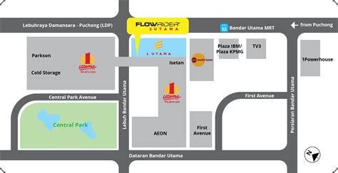 1 utama map.